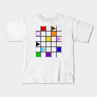 Deconstructed Pride Flag Kids T-Shirt